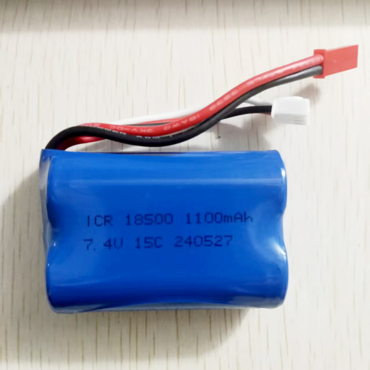 Drone Mjx Rc - 18500 7.4V 1100mAh JST 15C Battery