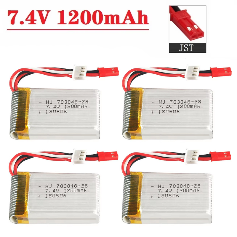 Drone Mjx Rc - Pin Lipo 2S 7.4 V 1200MAh