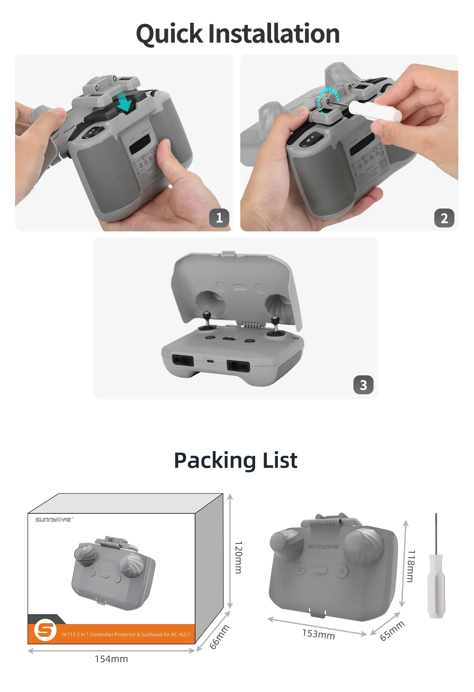 2 in 1 Controller Protector Su - đánh giá và giá Drone Dji Rc N2