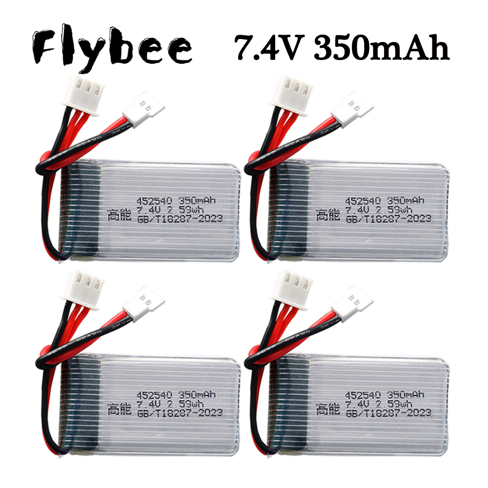 1-10pcs 7.4V 350mah 2S Lipo Ba - đánh giá và giá Drone Mjx Rc