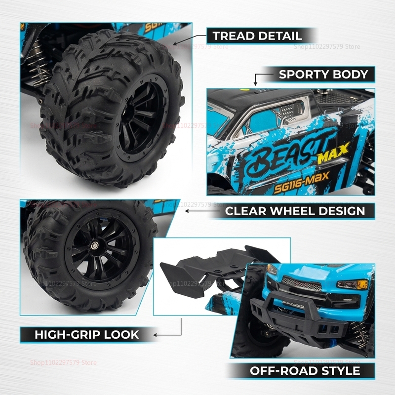 SG116‑MAX/PRO 4WD Remote Contr - đánh giá và giá Drone Or Rc Car