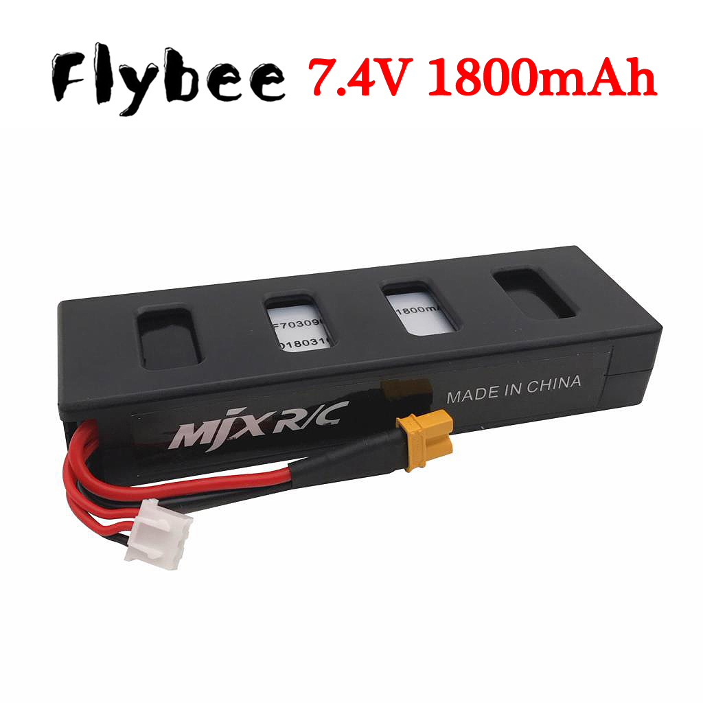 7.4v 1800mAh Battery For MJX R - đánh giá và giá Drone Mjx Rc