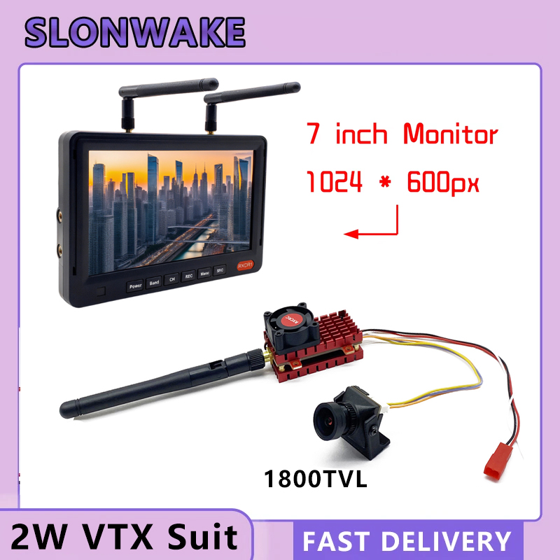 SLONWAKE 5.8G 2W VTX FPV 1800T - đánh giá và giá Drone Rc Camera