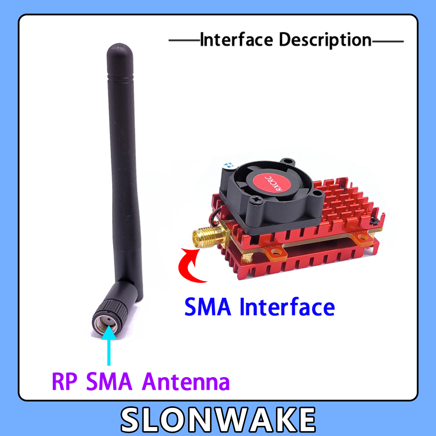 SLONWAKE 5.8G 2W VTX FPV 1800T - đánh giá và giá Drone Rc Camera