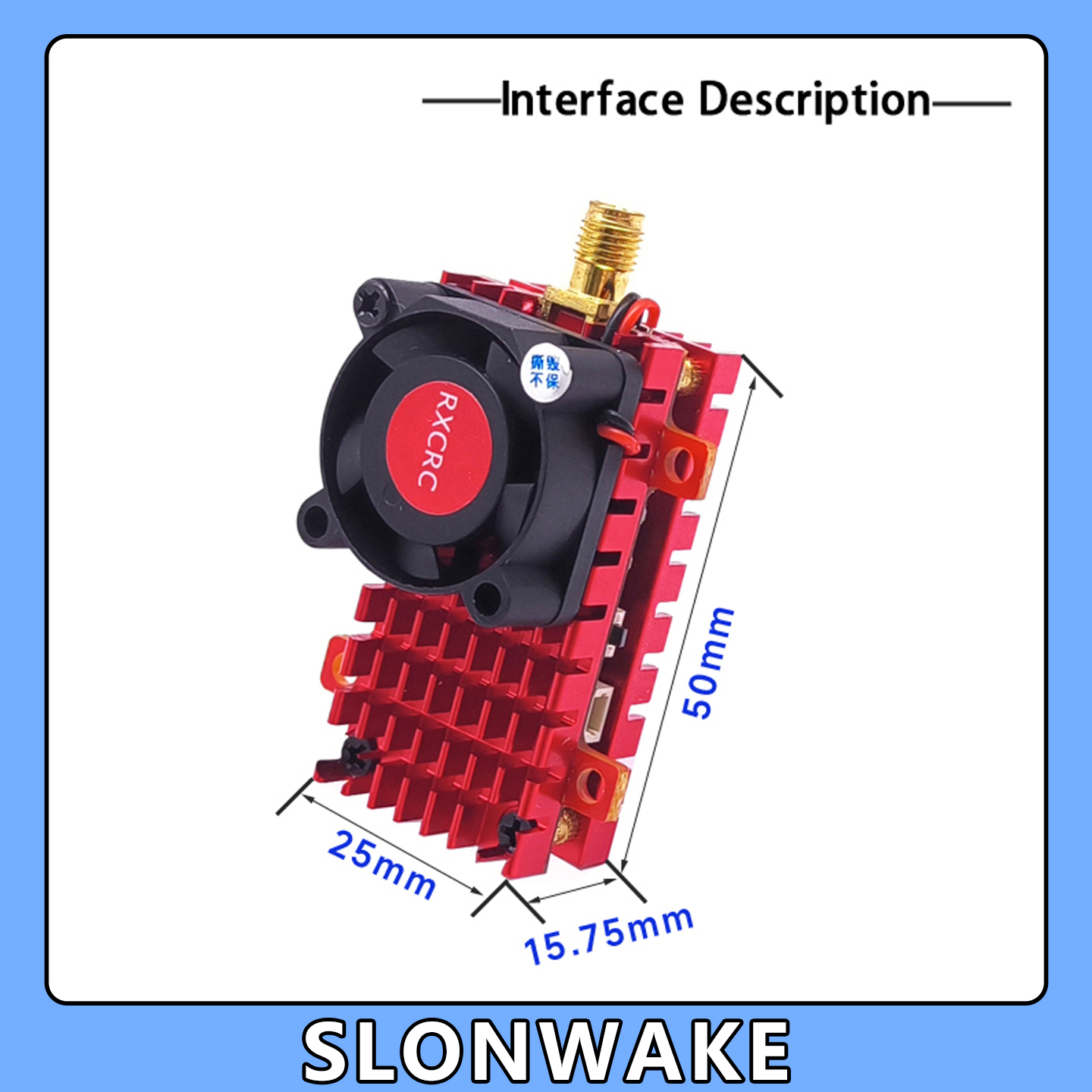 SLONWAKE 5.8G 2W VTX FPV 1800T - đánh giá và giá Drone Rc Camera