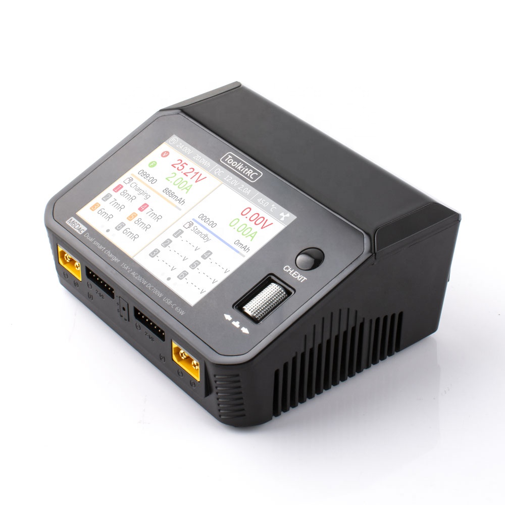 Toolkitrc M6DAC 350W X 2 USB-C - đánh giá và giá Lipo Battery Charger