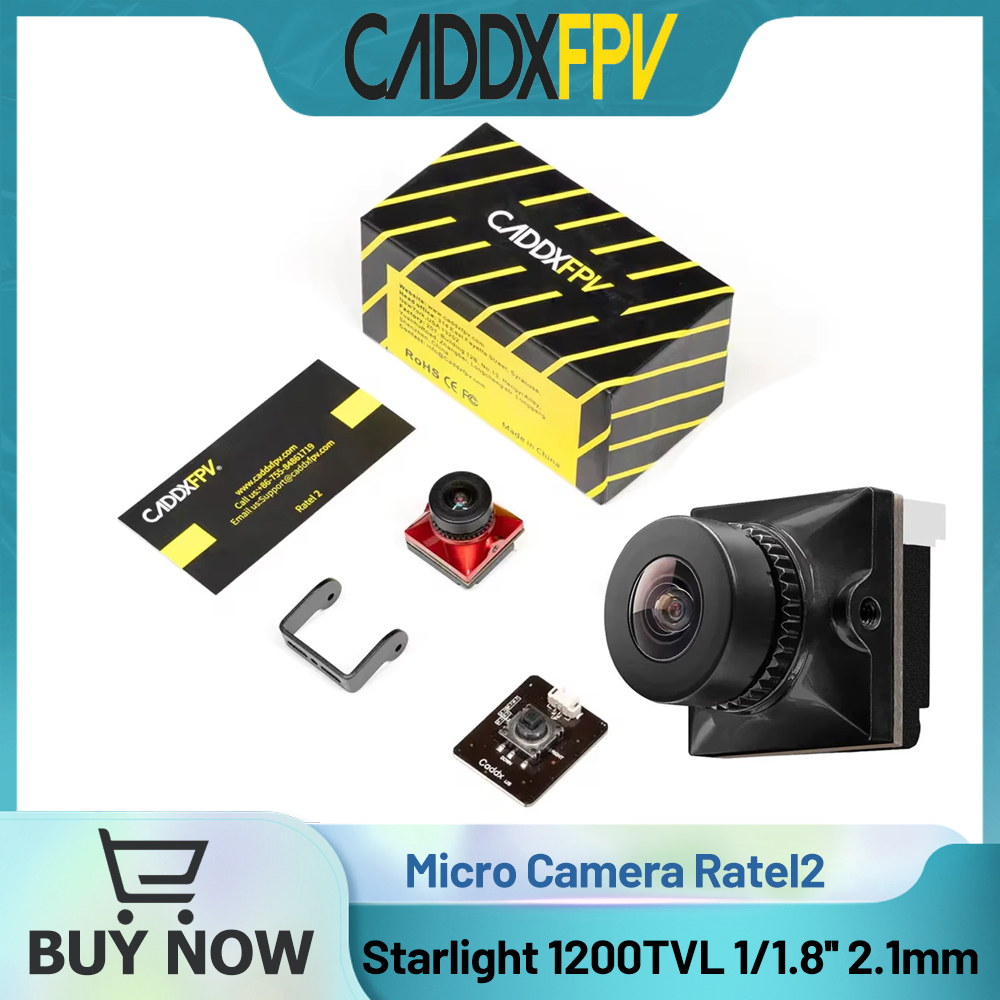 CADDX Micro FPV Camera Ratel 2 - đánh giá và giá Drone Rc Camera