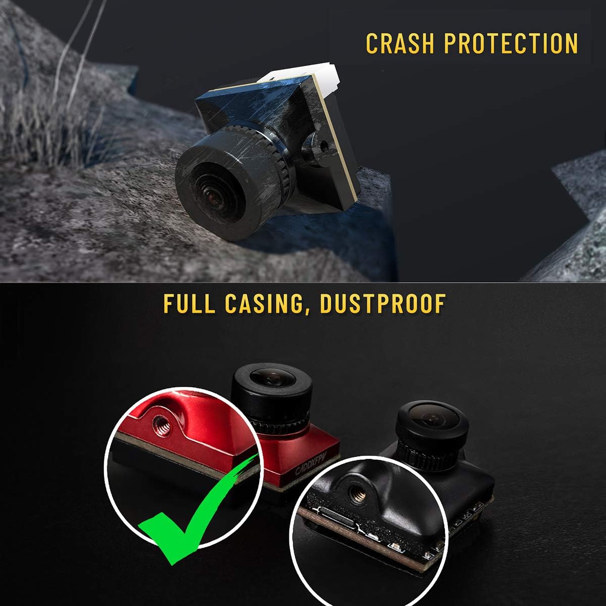CADDX Micro FPV Camera Ratel 2 - đánh giá và giá Drone Rc Camera