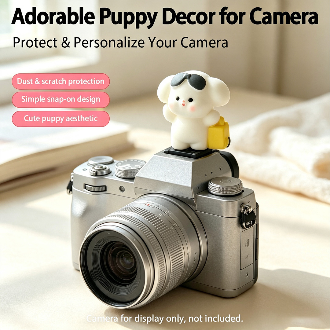 Cute 3D Puppy Camera Hot Shoe  - đánh giá và giá Canon Camera Eos R8