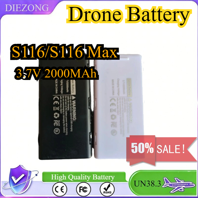 3.7V 2000MAh Battery for S116  - đánh giá và giá Drone Rc S116