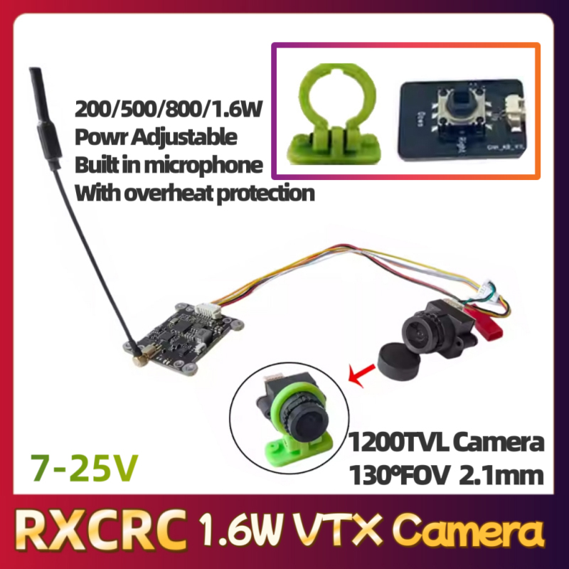 RXCRC 5.8G Module 48CH 1.6W VT - đánh giá và giá Drone Rc Camera