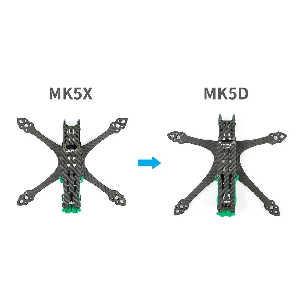 GEP-MK5D O3 MK5X to MK5D DeadC - đánh giá và giá Drone Frame 5 Inch
