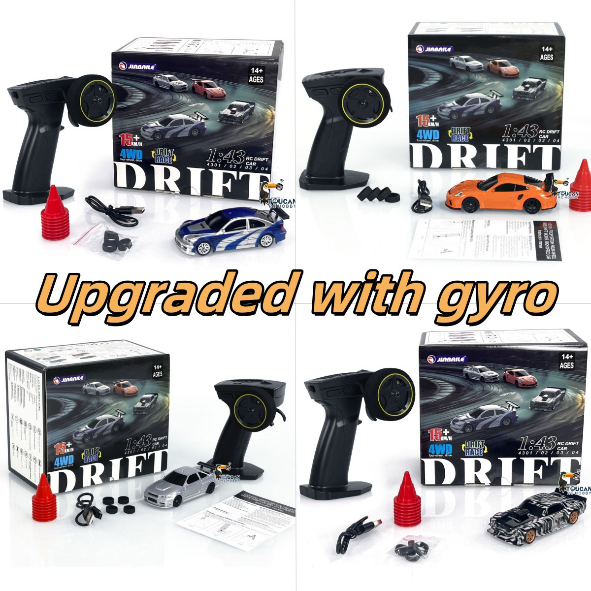 1/43 RC Drift Car with Gyro Up - đánh giá và giá Rc Drift Car Kit