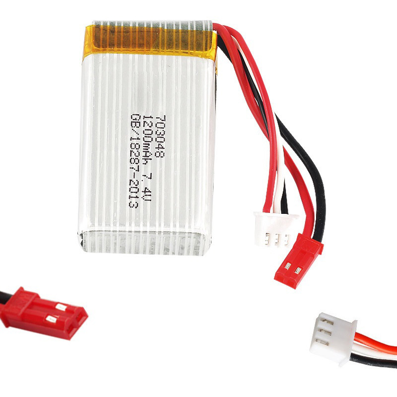Pin Lipo 2S 7.4 V 1200MAh 7030 - đánh giá và giá Drone Mjx Rc