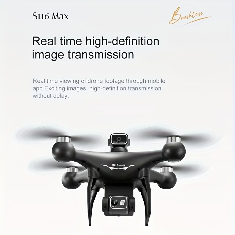 New Brushless Motor Optical Fl - đánh giá và giá Drone Rc S116