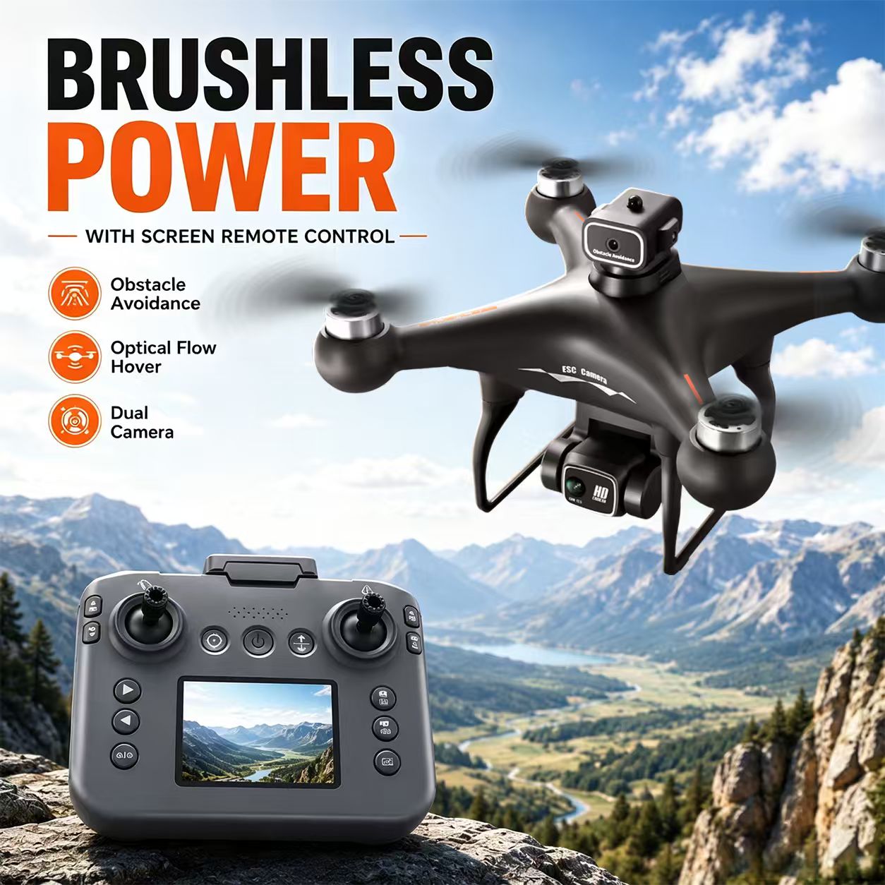 ZNLYRION RC Drone S116 Brushle - đánh giá và giá Drone Rc S116