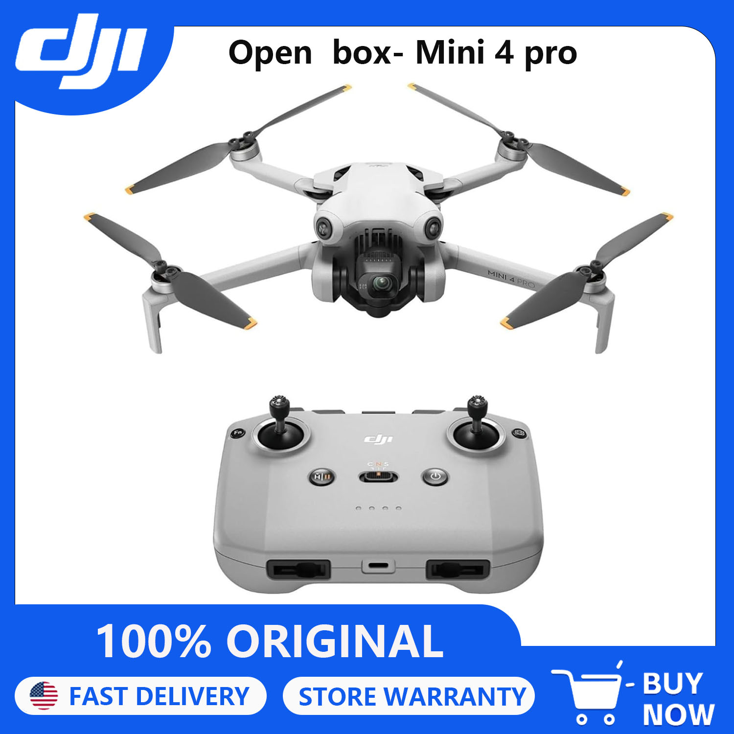 Open Box-DJI Drones Mini 4 Pro - đánh giá và giá Drone Dji Rc N2